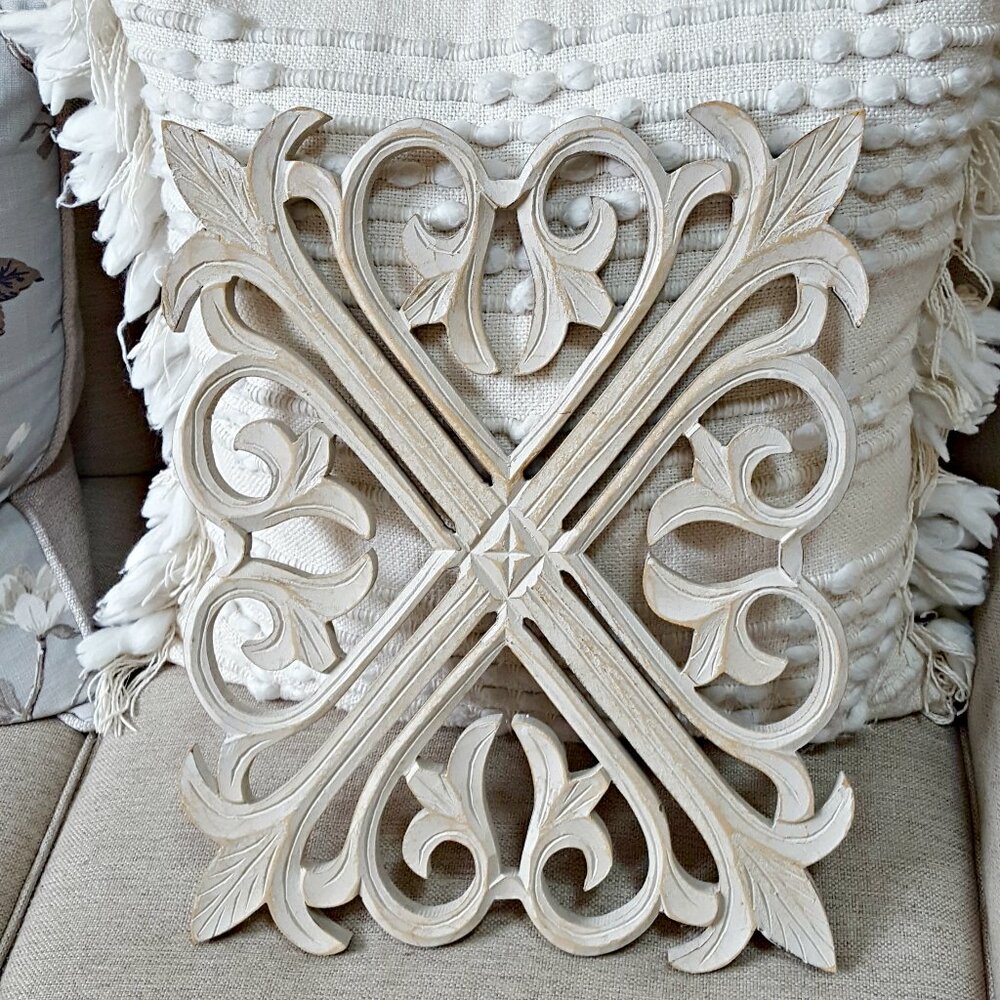 BOHO Farmhouse WOOD WALL MEDALLION DECOR